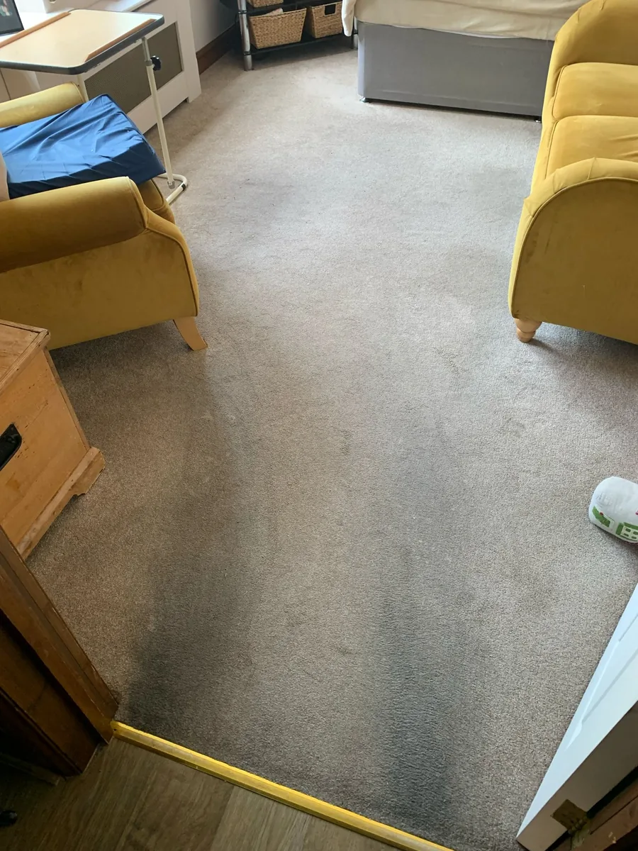 Carpet before cleaning in Scunthorpe by W.M Carpet Cleaning Services