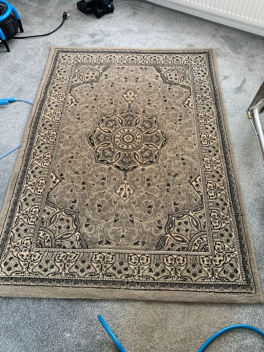 Rug before cleaning in Scunthorpe by W.M Carpet Cleaning Services